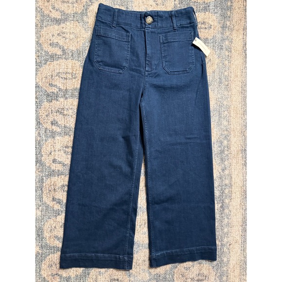 Anthropologie Denim - Anthropologie The Colette Crop High-Rise Wide-Leg Jeans by Maeve Size 28 NWT